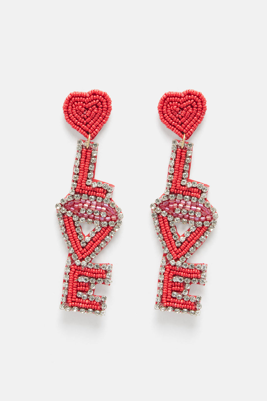 Love ❤️ Beaded Drop Earrings