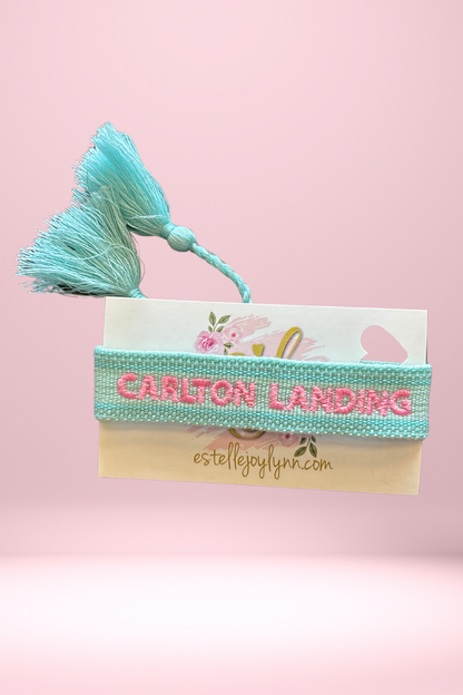 Carlton Landing Embroidered Tassel Bracelet