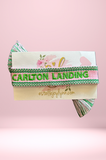 Carlton Landing Embroidered Tassel Bracelet