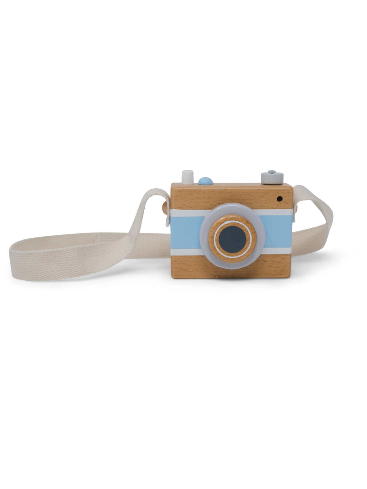 Wooden Vintage Camera Music Box: Pink or Blue