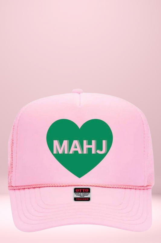 Pink Mahjong Love Hat