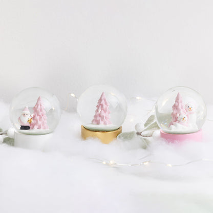 Mini Pastel Snow Globes: Multiple Colors