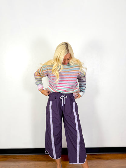 Fast Track Pants- Purple