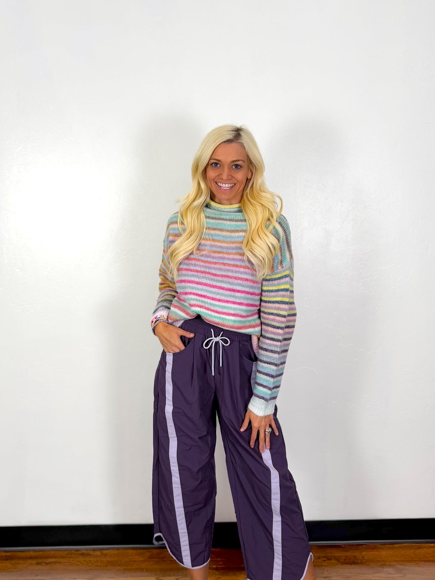 Fast Track Pants- Purple