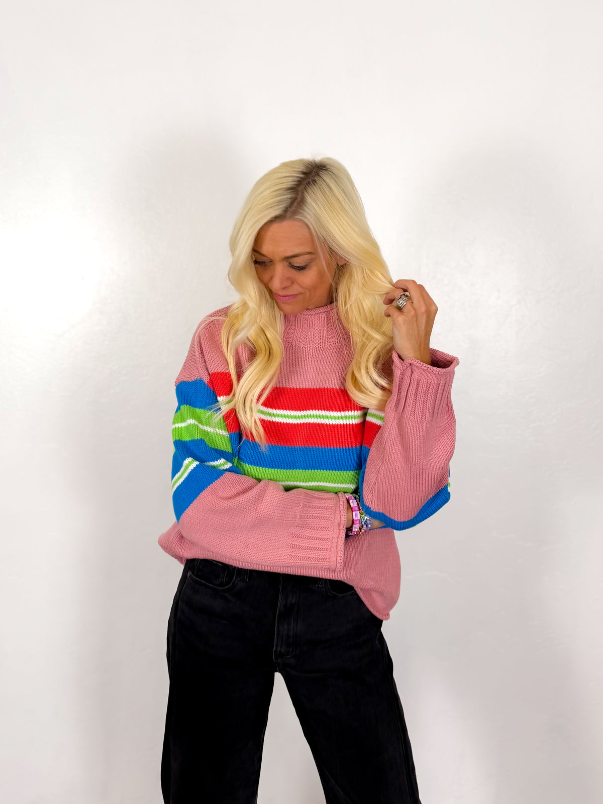 Color Me Cozy Mock Neck Sweater - Milo & Lily Boutique