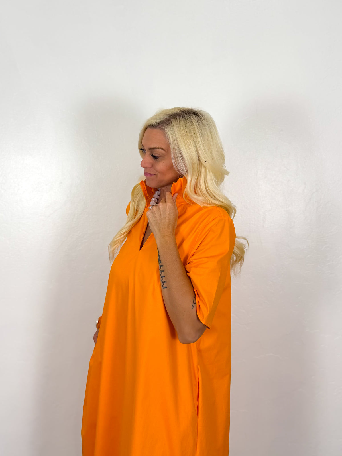 Audrey Dress - Orange