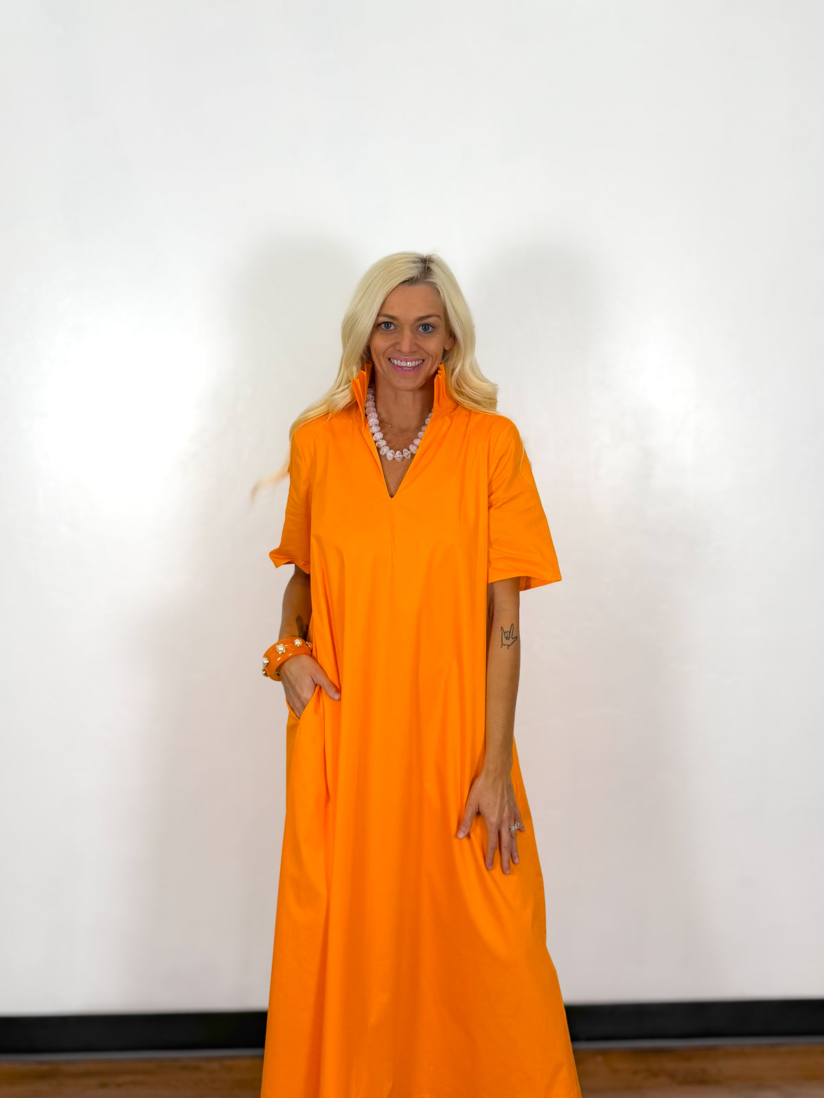 Audrey Dress - Orange
