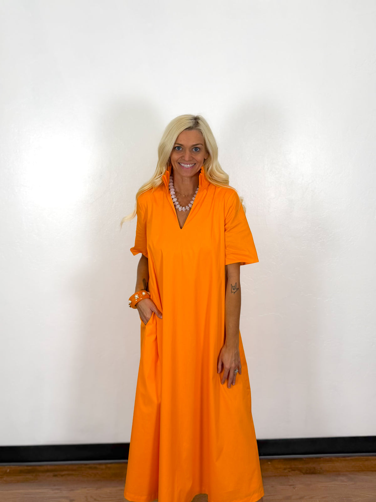 Audrey Dress - Orange