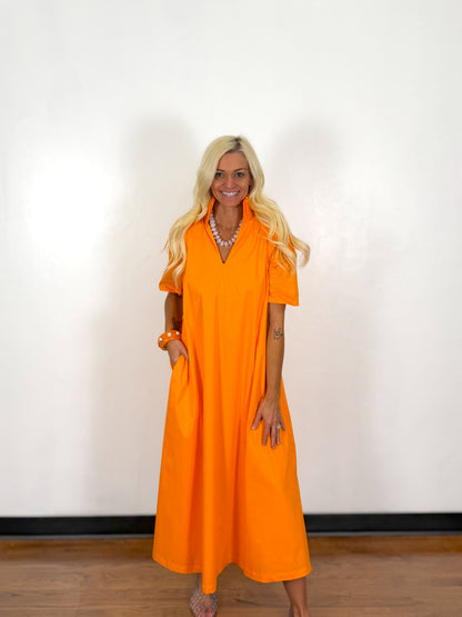 Audrey Dress - Orange