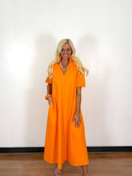 Audrey Dress - Orange