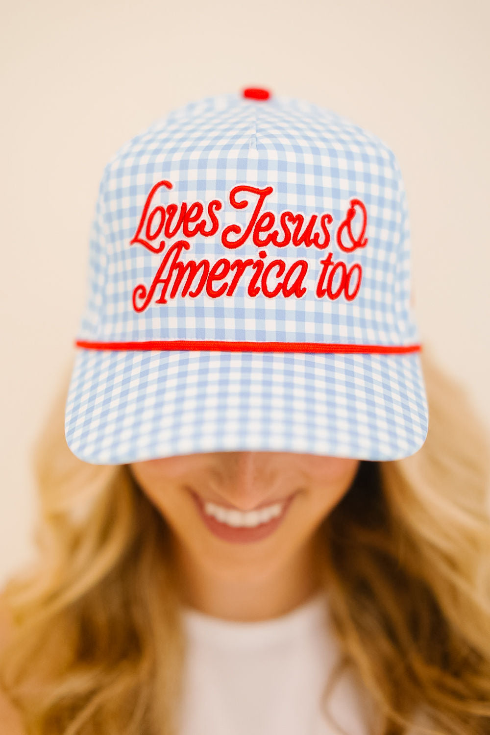 Loves Jesus & America Too Hat