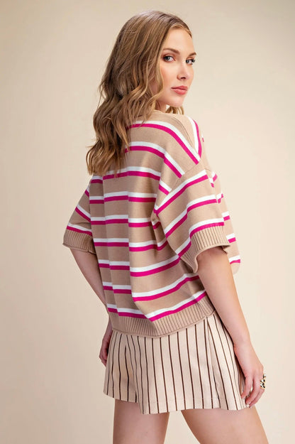 Main Character Stripe Sweater