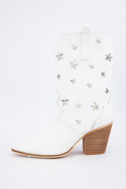 Oh My Stars White Boots