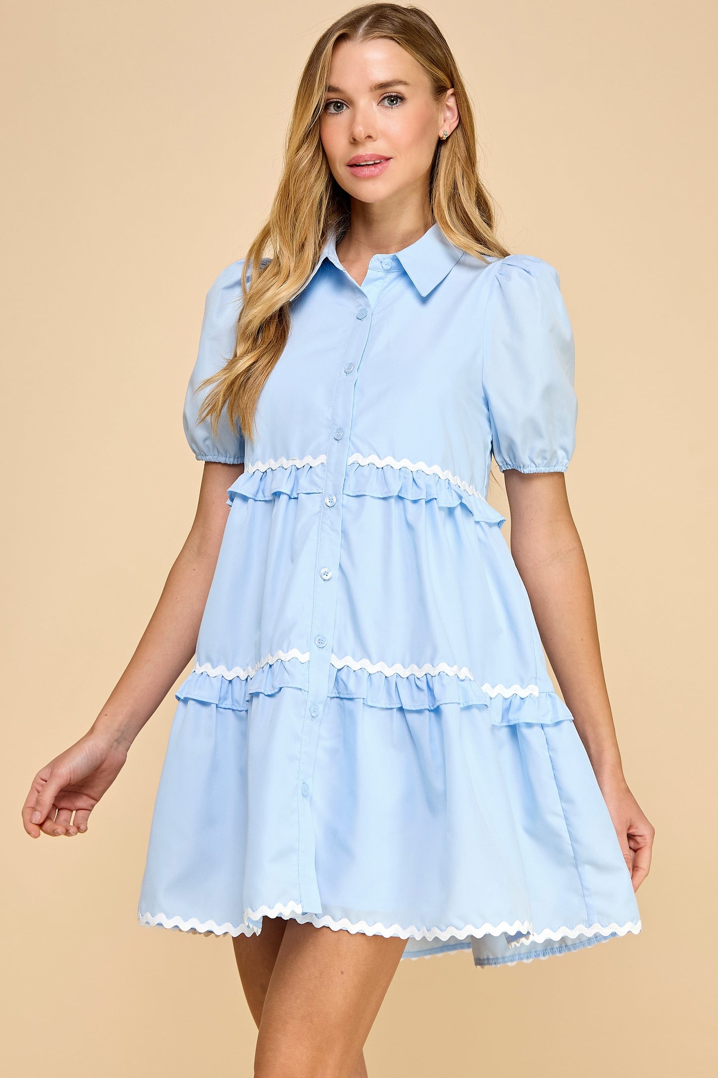 Periwinkle Pop Mini Dress