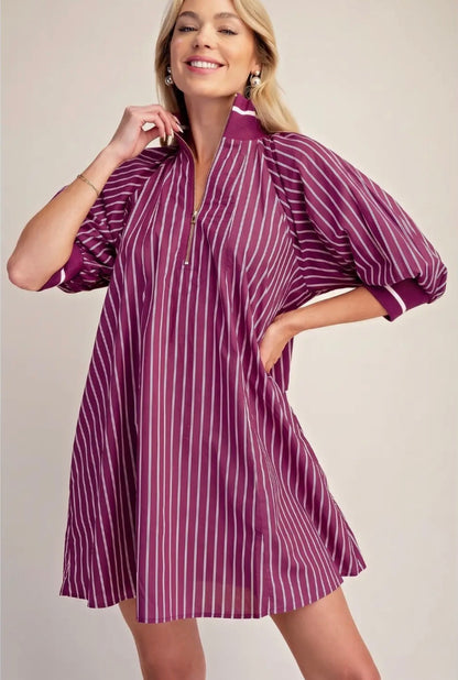 The Berry Social Stripe Dress