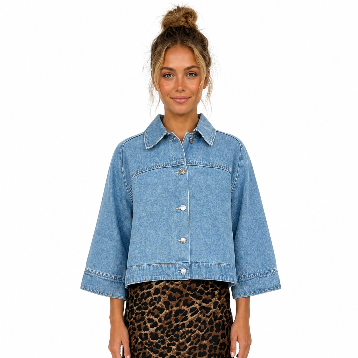 The Everyday Cropped Denim Jacket