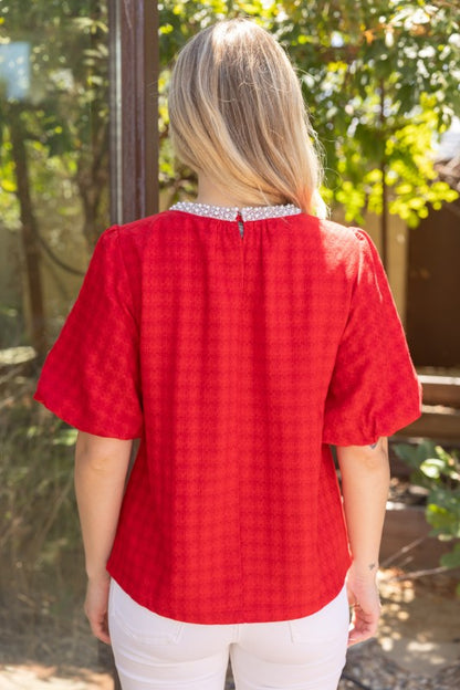 The Merry & Bright Pearl Top