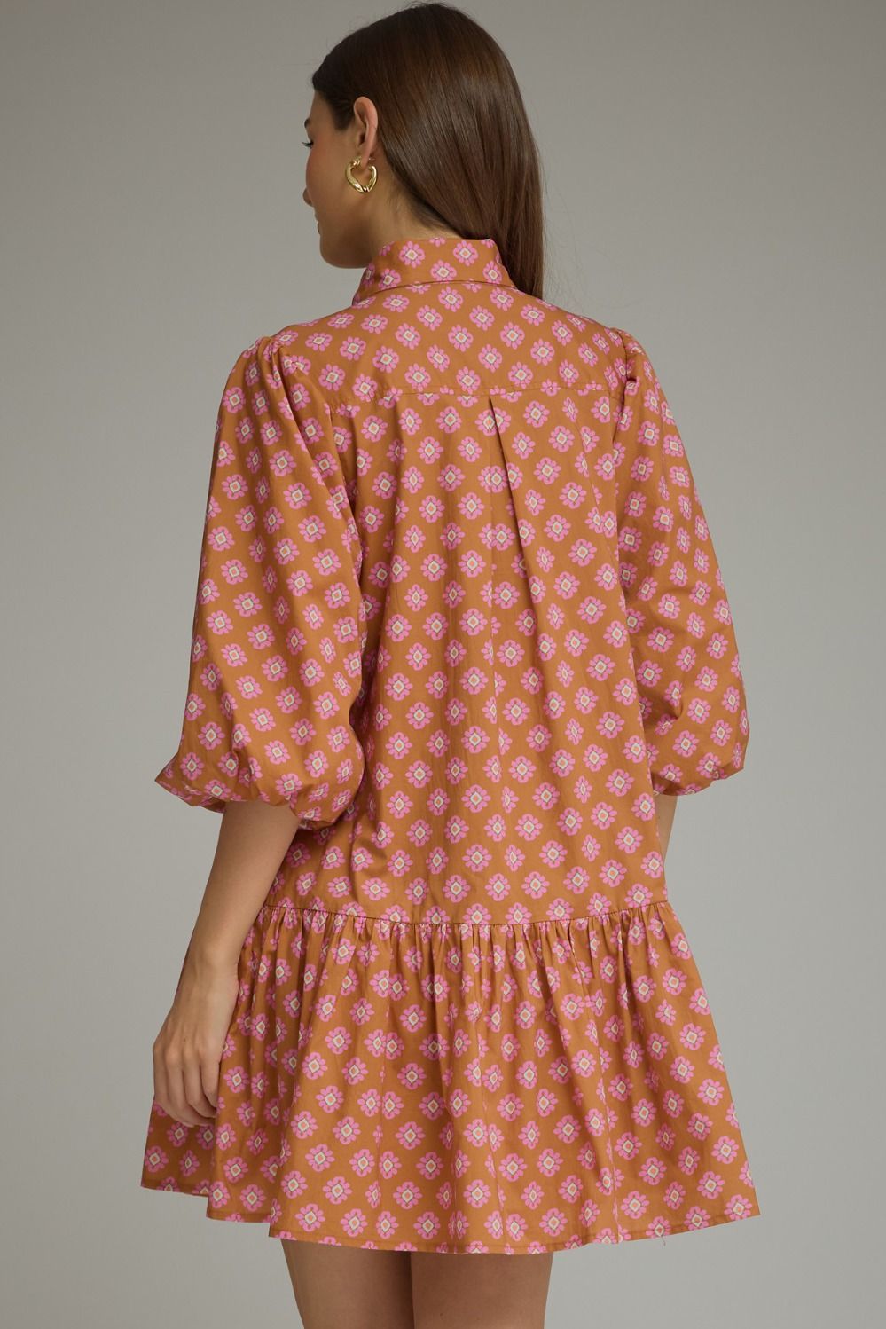The Pink Penny Tie-Neck Dress