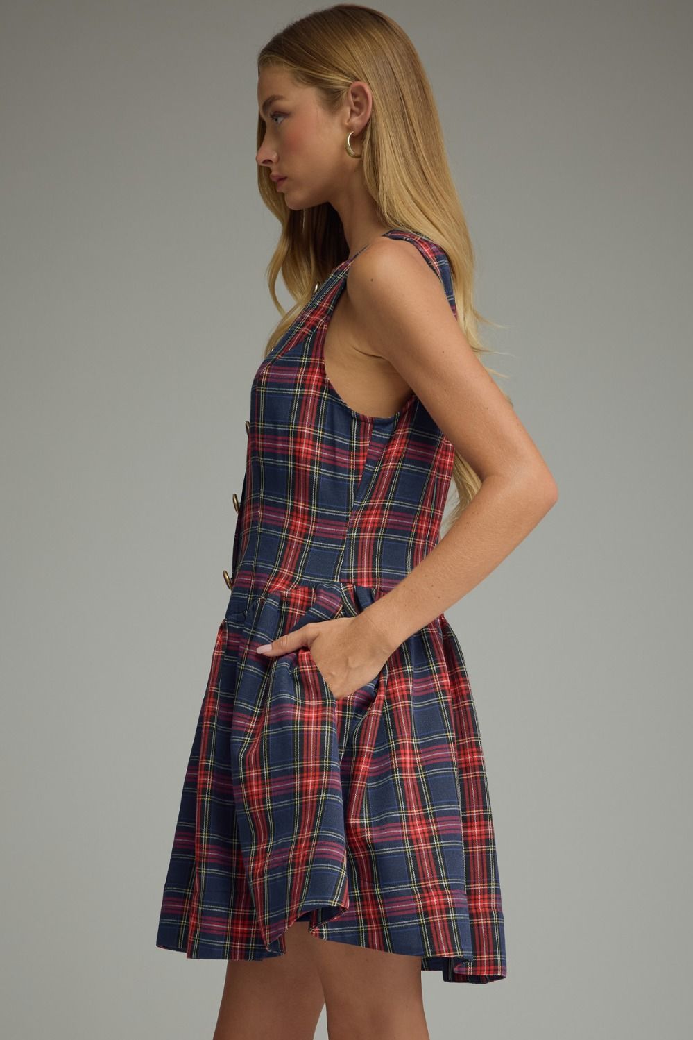 The Prep School Plaid Dress