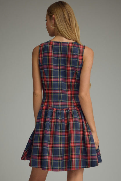 The Prep School Plaid Dress
