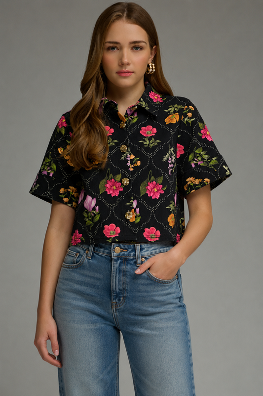The Secret Garden Floral Top - Milo & Lily Boutique