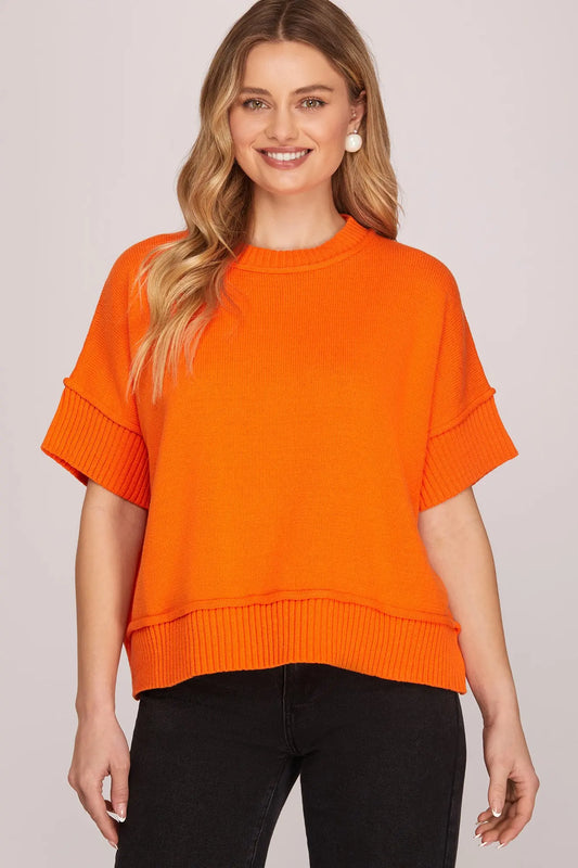 The Stillwater Staple Orange Sweater 🧡