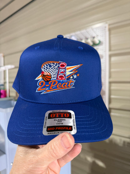 OKC THUNDER 2PEAT CHAMPIONSHIP PLAYOFF HAT