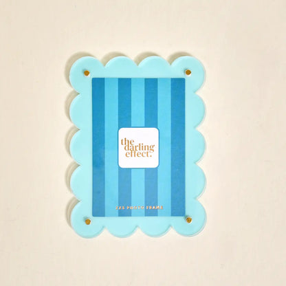 Mini Acrylic Picture Frame Magnet–Blue - Milo & Lily Boutique