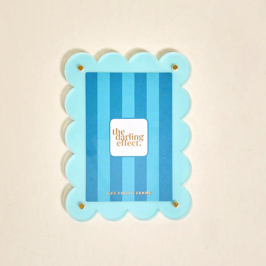 Mini Acrylic Picture Frame Magnet–Blue - Milo & Lily Boutique