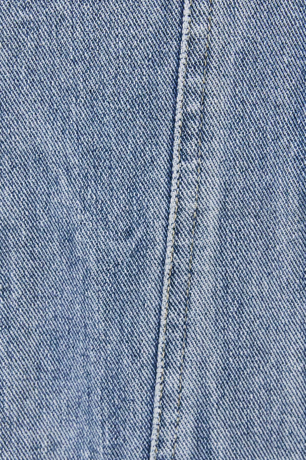 DENIM CAPE JACKET: DENIM / L - Milo & Lily Boutique