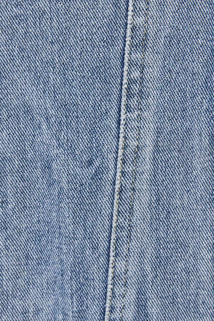 DENIM CAPE JACKET: DENIM / L - Milo & Lily Boutique