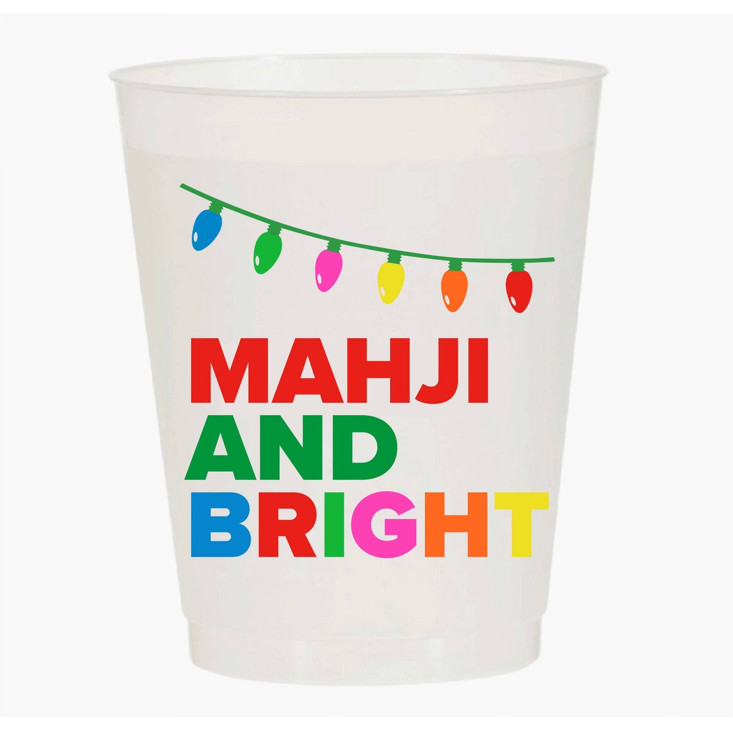 MAHJI AND BRIGHT MAHJONG FROST FLEX CUPS - Milo & Lily Boutique