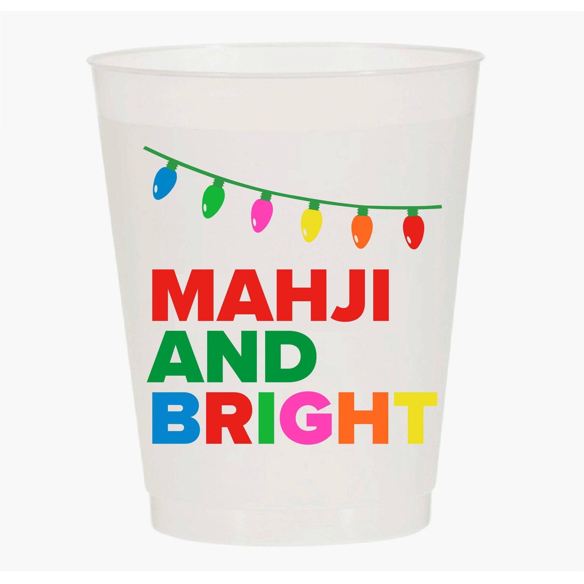MAHJI AND BRIGHT MAHJONG FROST FLEX CUPS - Milo & Lily Boutique