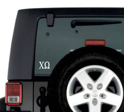 Greek Letter Decal Car Sticker - Milo & Lily Boutique