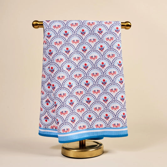 Waffle Tea Towel–All-American Darling - Milo & Lily Boutique