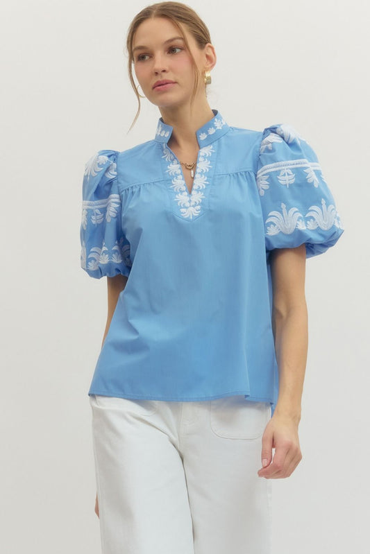 The Bluebell Brunch Top - Milo & Lily Boutique