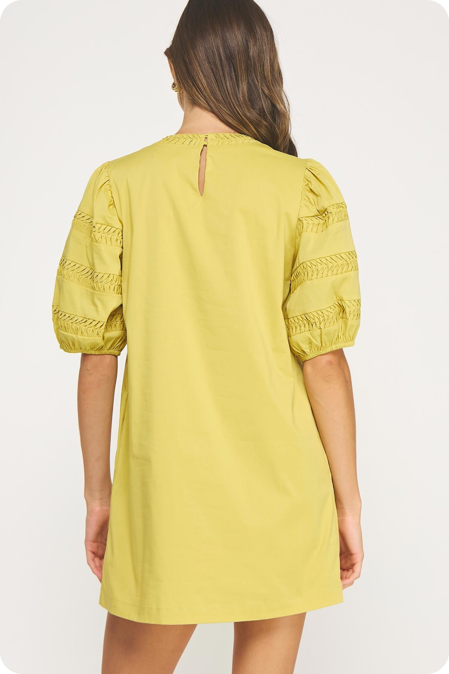 Golden Hour Chartreuse Glow Dress