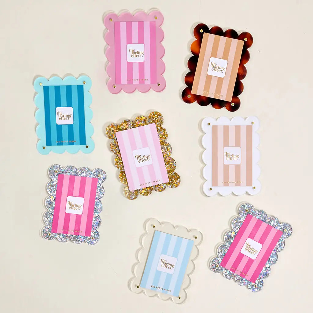 Mini Acrylic Picture Frame Magnet–Blue - Milo & Lily Boutique