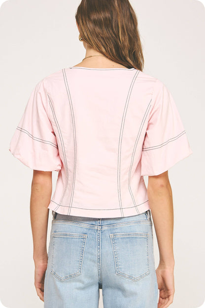 The Peony Stitch Top