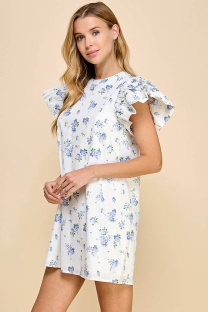 Southern Belle Floral Print Shift Dress