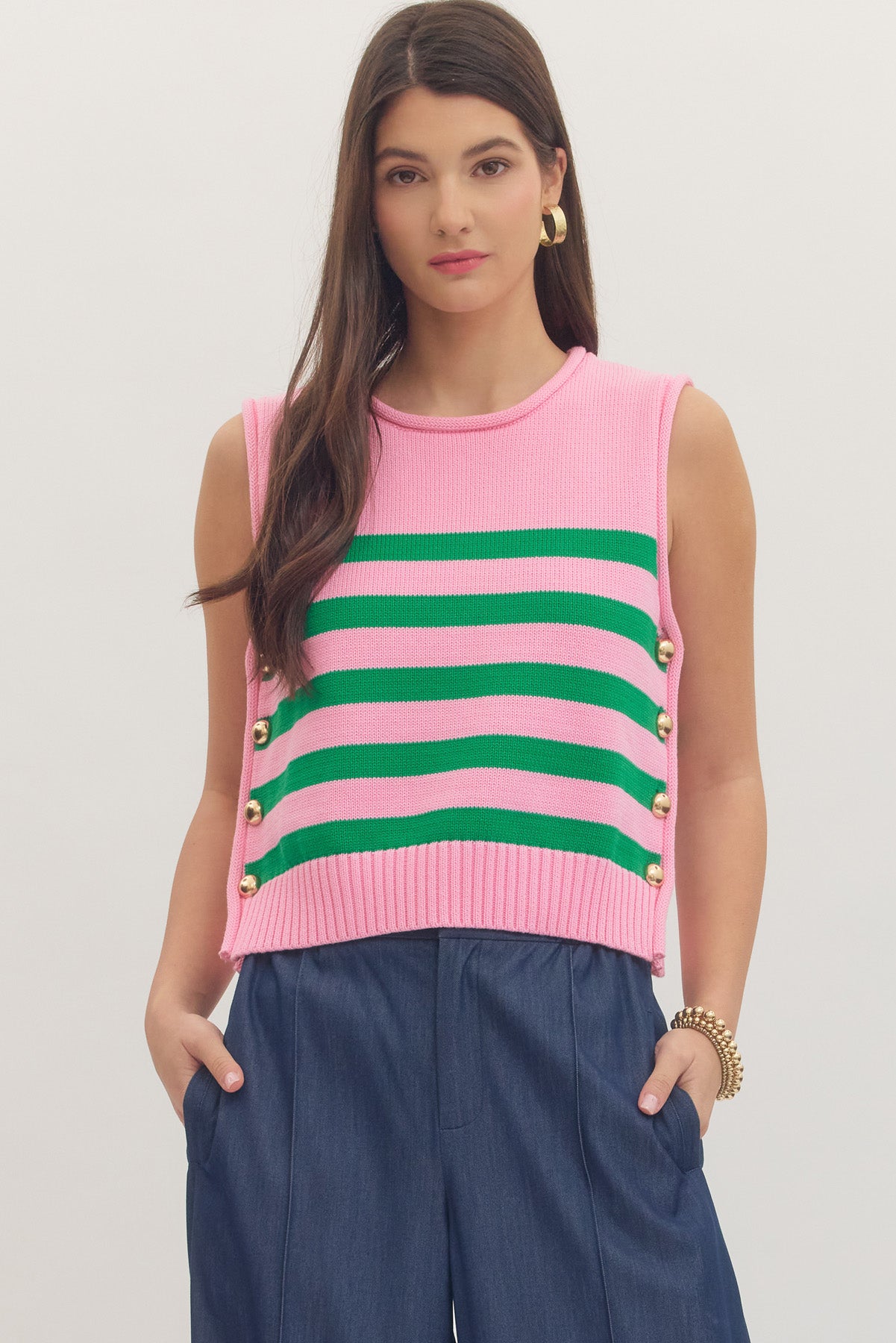 The Fairway Crush Sweater Tank - Milo & Lily Boutique