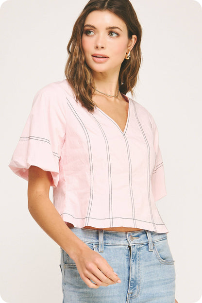 The Peony Stitch Top