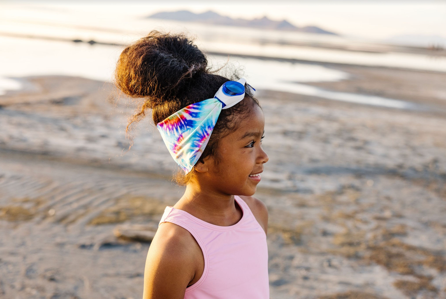 Youth Tie Dye Swim Goggles