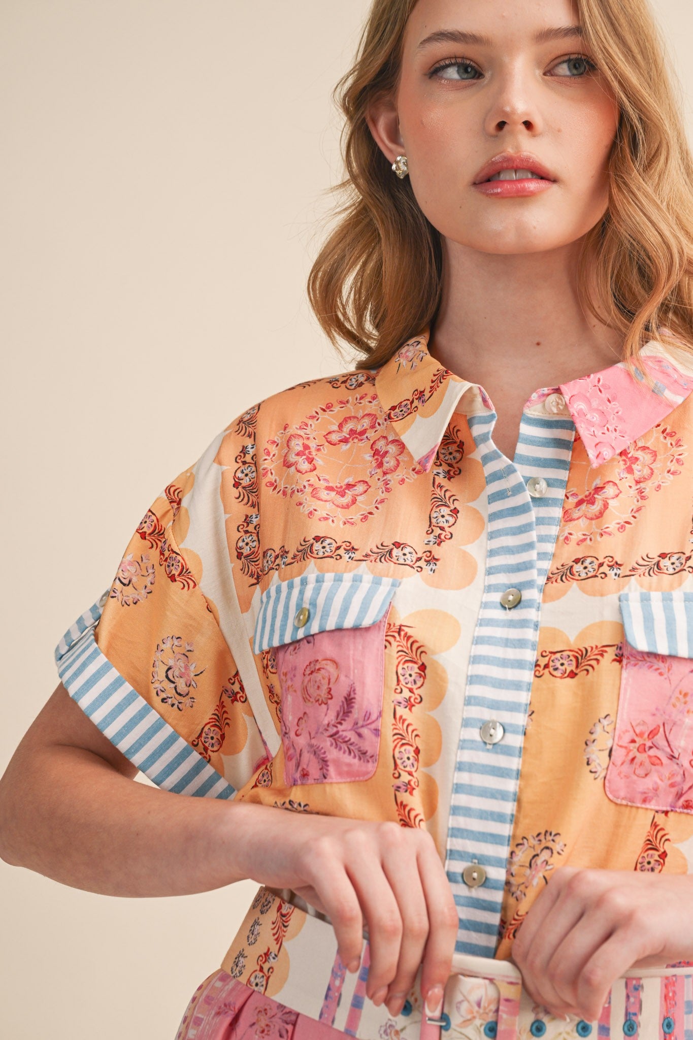 The Riviera Patch Midi Dress - Milo & Lily Boutique