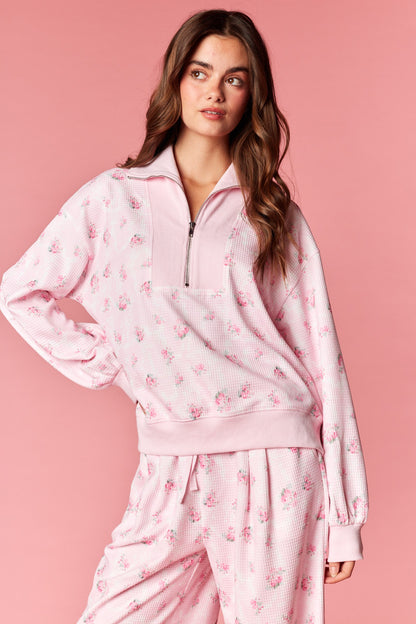 Blushing Blooms Waffle Lounge Set