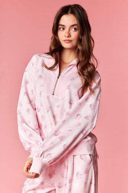 Blushing Blooms Waffle Lounge Set