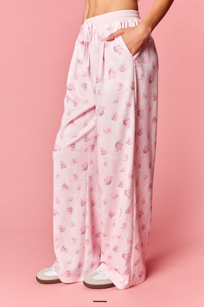 Blushing Blooms Waffle Lounge Set