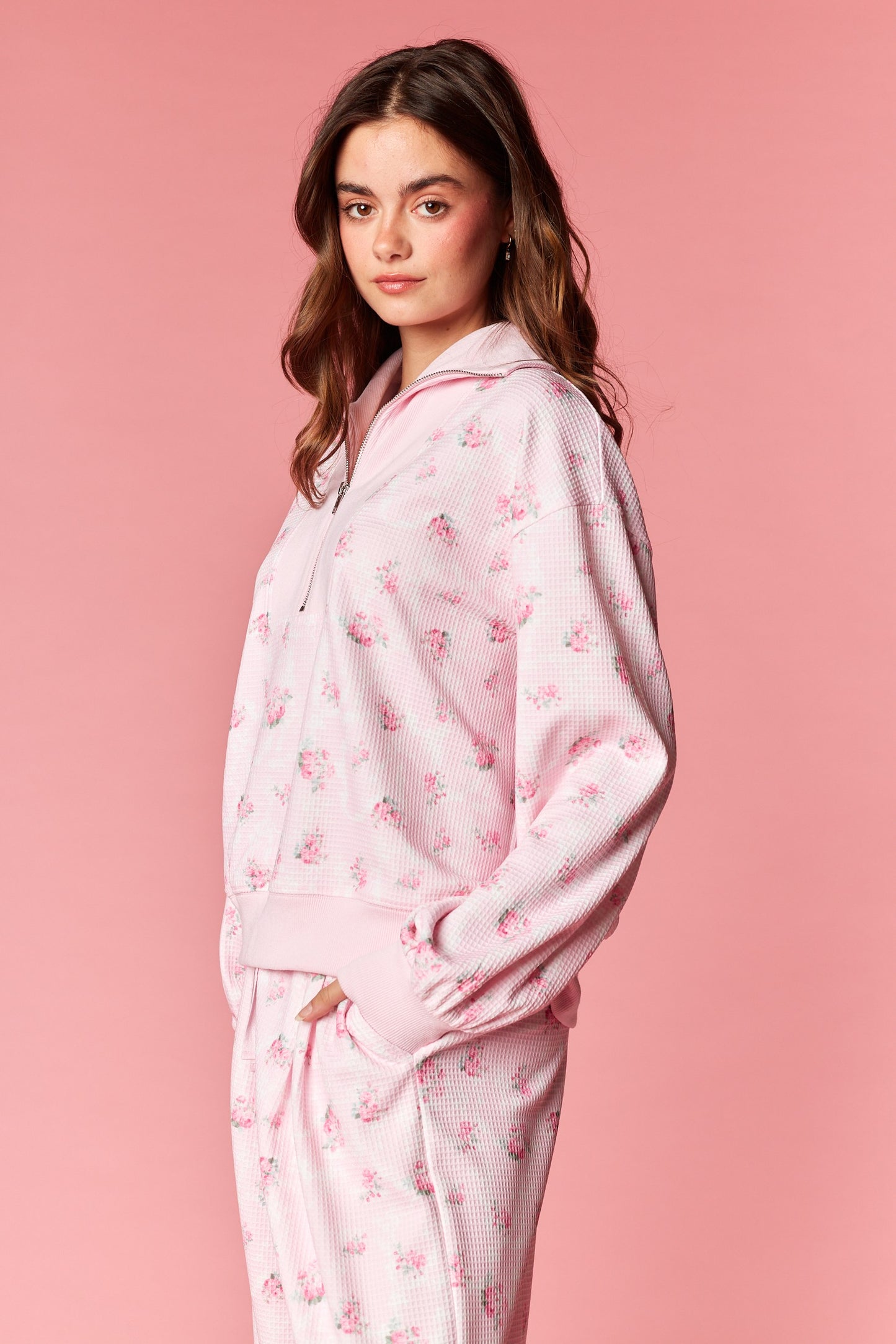 Blushing Blooms Waffle Lounge Set