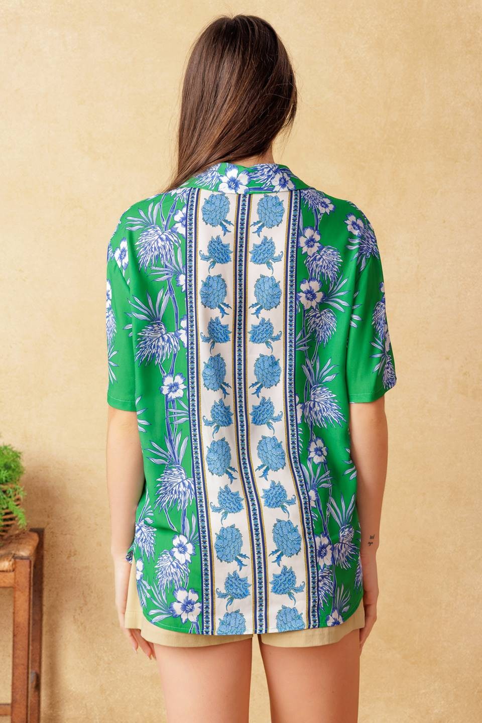 Tropicana Button-Up Top