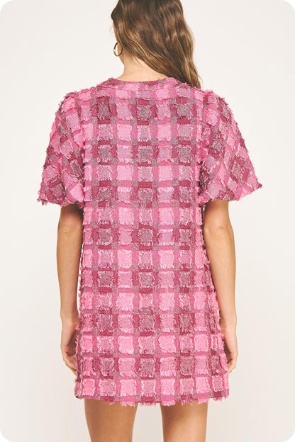 Pink Tweed Dream Dress